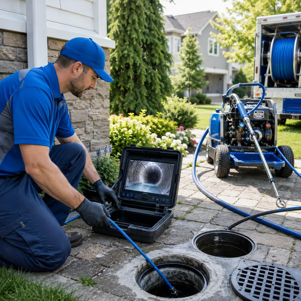 Outdoor drain cleaning professionals serving Manahawkin, NJ